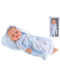 Panenka miminko chlapeček 42cm s dečkou tvrdé tělíčko v krabici