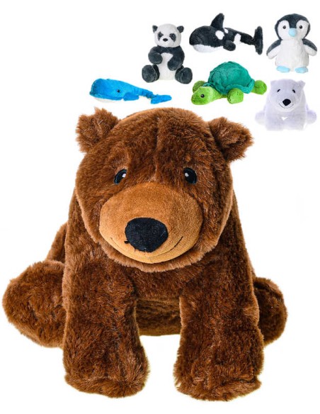 PLYŠ Ecobuddies zvířátko 25cm 7 druhů *PLYŠOVÉ HRAČKY*