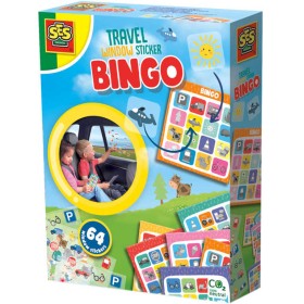 SES CREATIVE Hra Bingo cestovní samolepky do auta *SPOLEČENSKÉ HRY*