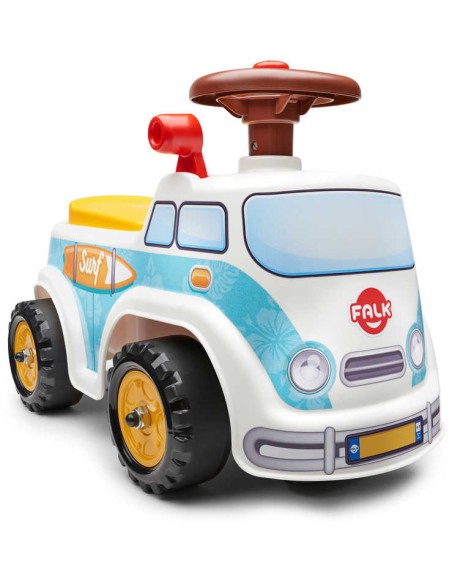 FALK Baby odstrkovadlo auto dodávka odrážedlo s klaksonem otevírací sedátko