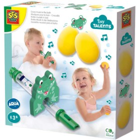 SES CREATIVE Zábava ve vaně vodní flétna set s chrastítky do vody