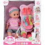 Panenka miminko 28cm pije čůrá set s nočníkem a doplňky na baterie Zvuk
