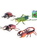 Zvířátko hmyz maxi 12-20cm 4 druhy na kartě plast