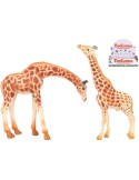Zvířata žirafa 13-18cm plastové figurky zvířátka 2 druhy