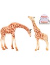 Zvířata žirafa 13-18cm plastové figurky zvířátka 2 druhy