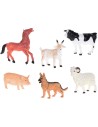 Zvířátko domácí farma 10-14cm plastová figurka zvířátko 6 druhů