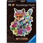 RAVENSBURGER DŘEVO Puzzle 150 dílků Barevná liška 27x20cm skládačka