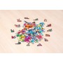 RAVENSBURGER DŘEVO Puzzle 150 dílků Barevná liška 27x20cm skládačka