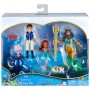 MATTEL Malá Mořská Víla s kamarády malé panenky set 6ks v krabici