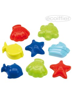ECOIFFIER Baby formičky na písek ocean set 8ks pro miminko