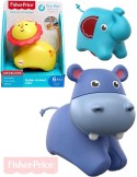 FISHER PRICE Baby zvířátko pojízdné chrastící pro miminko 3 druhy plast