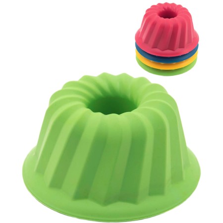 LORI 236 Baby bábovka kulatá 12x7cm na písek 4 barvy plast