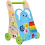 BINO DŘEVO Chodítko Activity baby s aktivitami a xylofonem FSC 100%