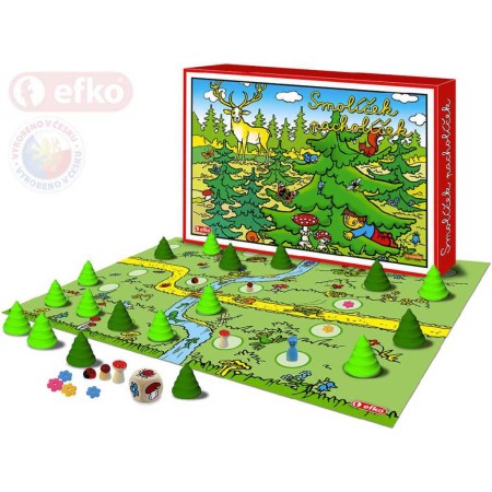EFKO Hra Smolíček Pacholíček retro edice dřevěné figurky *SPOLEČENSKÉ HRY*