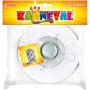 KARNEVAL Lampion Hawai oválný papírový 15cm na svíčku skládaný
