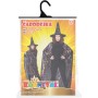 KARNEVAL Šaty čaroděj pavučina set s kloboukem dospělý *KOSTÝM*