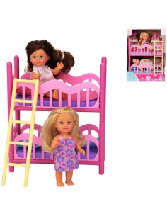 SIMBA Dvě panenky Evičky s palandou