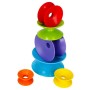 BAM BAM Baby Věž vzdělávací navlékací pyramida 35cm pro miminko plast