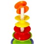 BAM BAM Baby Věž vzdělávací navlékací pyramida 35cm pro miminko plast