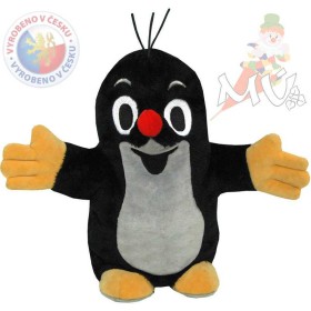 MORAVSKÁ ÚSTŘEDNA PLYŠ Krtek (krteček) maňásek plyš.30 cm