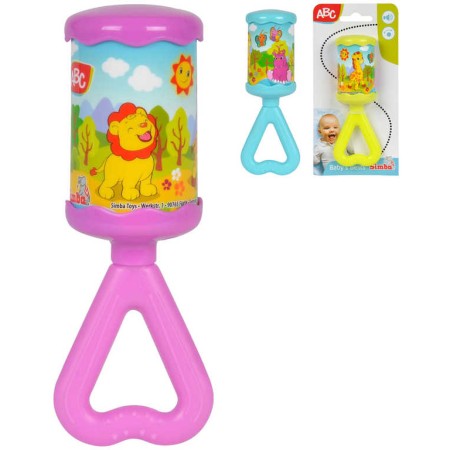 SIMBA Chrastítko dětské Kling - Klang 3 barvy na kartě baby