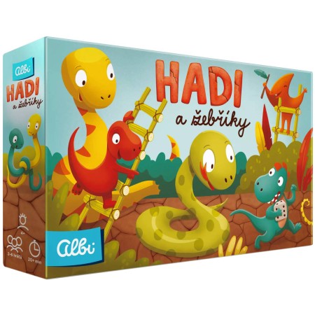 ALBI HRA Hadi a žebříky Dinosauři *SPOLEČENSKÉ HRY*