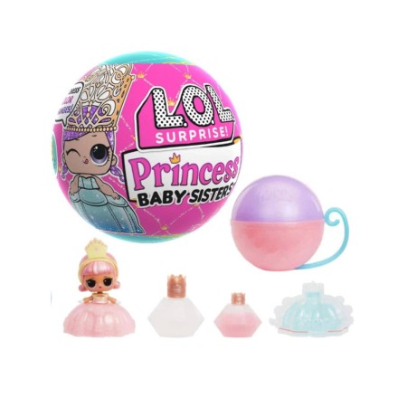 L.O.L. Surprise koule překvapení Princezna Princess Baby Sisters Series panenka
