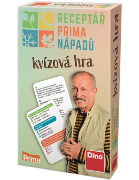 DINO Hra kvízová Receptář prima nápadů cestovní *SPOLEČENSKÉ HRY*