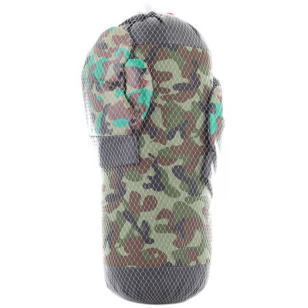 Boxovací pytel 40cm maskáč army set s rukavicemi v síťce