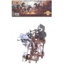 Rytíři plastové figurky 6cm s bojovými vozy herní set v sáčku