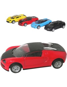 Autíčko sportovní kovové 11cm zpětný chod 4 druhy