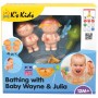 K´S KIDS Baby koupání s Waynem a Julií set 2 panenky se sprchou do vany