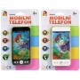 Telefon dětský mobilní 14cm smartphone na baterie 4 druhy Zvuk AJ