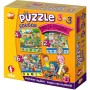EFKO Puzzle baby Moje rodina skládačka 3v1 set 32 dílků 15x15cm v krabici