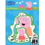 JIRI MODELS Samolepky pěnové set 3ks wall decor Peppa Pig