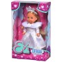 SIMBA Panenka Evička Dream Princess zimní princezna bílé třpytivé šaty