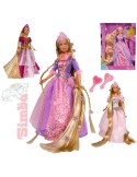 SIMBA Panenka princezna Steffi Rapunzel 30cm set s doplňky 3 druhy