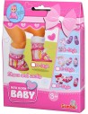 SIMBA set ponožky a botičky vel. 38-43 pro panenku New Born Baby 3 druhy