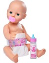 SIMBA New Born Baby set pro panenku miminko dudlík lahvička plínka (plenka)