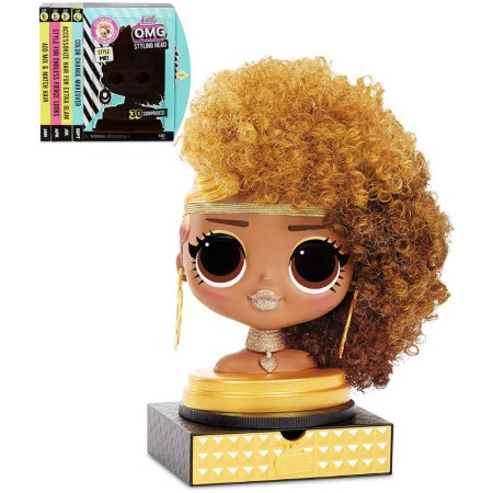 L.O.L. Surprise Panenka O.M.G. Royal Bee hlava česací 30 překvapení s doplňky