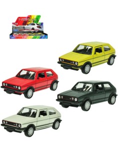 WELLY Auto model Volkswagen 1 GTI 11cm zpětný chod kov 4 barvy