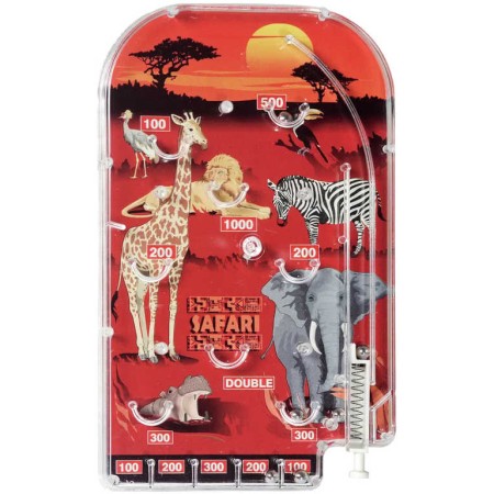 Hra Tivoli zvířátka pinball 19x21cm Safari *SPOLEČENSKÉ HRY*