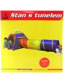 Stan s tunelem (domeček) prolézací domek pro děti 280 x 112 x 94 cm