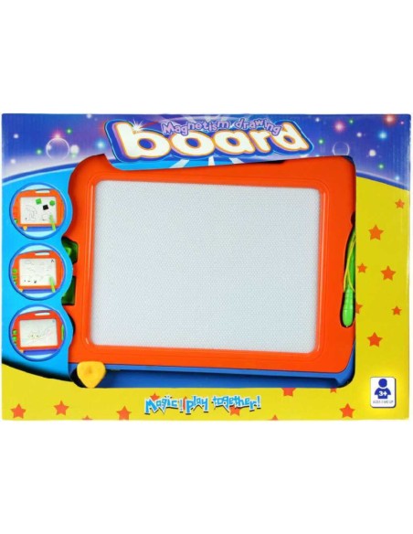 Tabulka magnetická mazací set s tužkou a 3 razítky plast