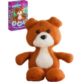 Výroba medvídka Fuzzeez kreativní set forma s textilní hmotou a doplňky