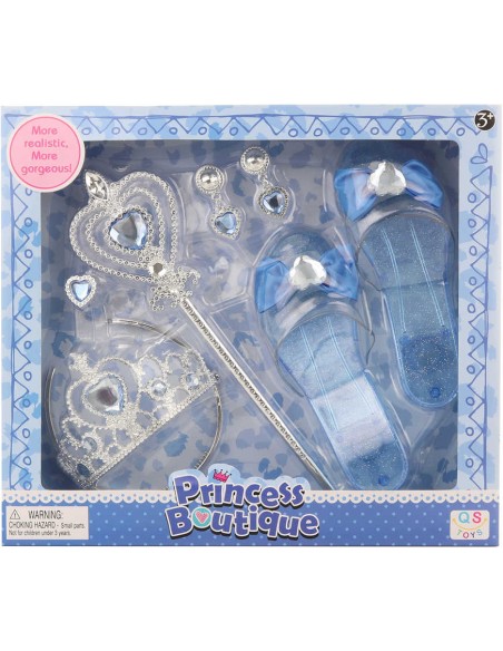 KARNEVAL Set střevíčky s doplňky zimní princezna *KARNEVALOVÝ DOPLNĚK*