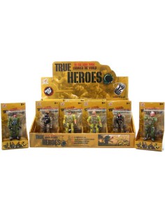 Figurka akční sestavitelná voják 9cm se zbraní plast 6 druhů