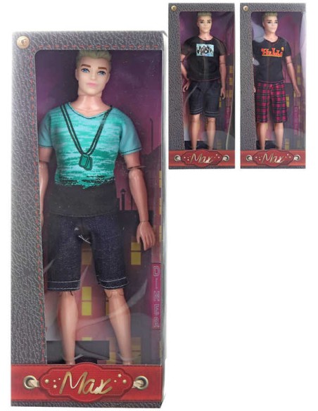 Panáček Max 30cm trendy panák letní obleček 3 druhy v krabici