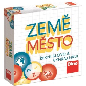 DINO Hra Země město cestovní Řekni slovo a vyhraj hru! *SPOLEČENSKÉ HRY*