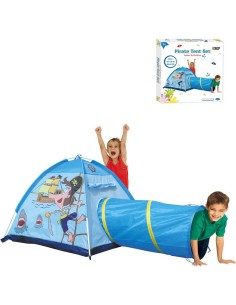 Stan dětský pirát 170x112x94cm s prolézacím tunelem klučičí